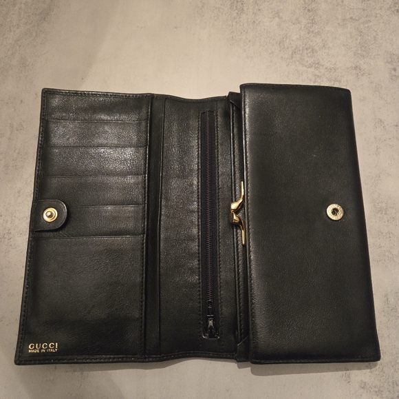 Gucci Bamboo Top Handle Leather Handbag and Wallet Bundle!! - Picture 4 of 16